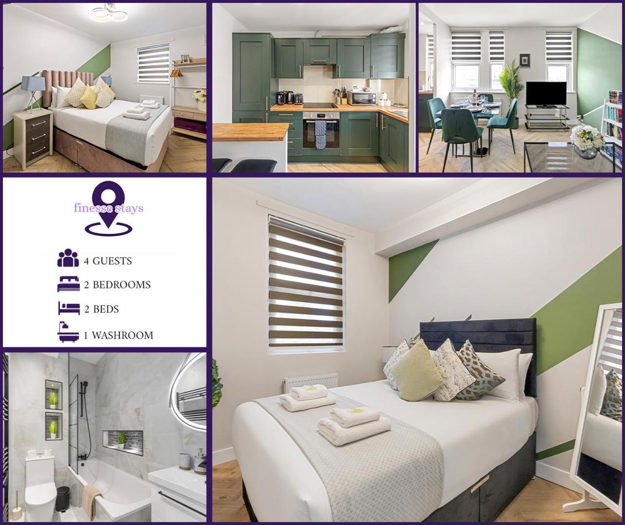Last-minute Escapes ! Limited Time L Exclusive On 2 Bedroom, High Spec Luxury Flat By Finesse Short Lets & Serviced With Free Wifi